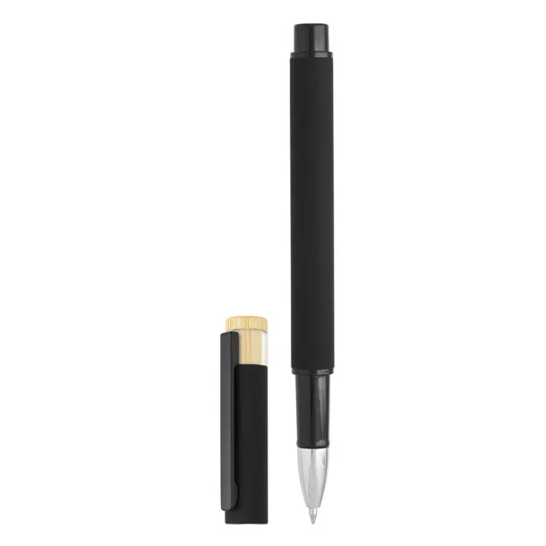 PRISMA Metal ball pen and roller pen set Black
