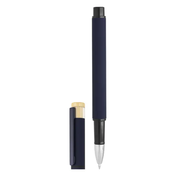 PRISMA Metal ball pen and roller pen set Blue