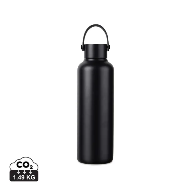  VINGA Baltimore RCS recycled SS bottle 600 ML - Vinga Black