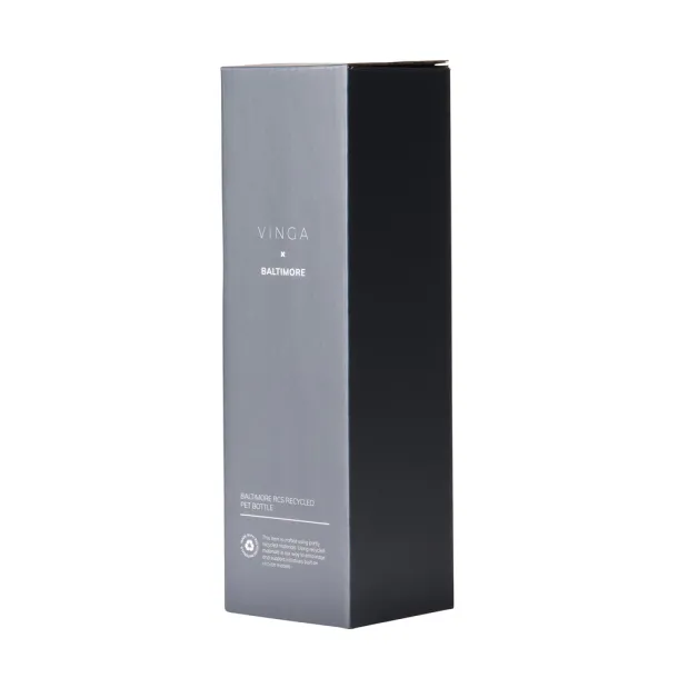  VINGA Baltimore RCS recycled SS bottle 600 ML - Vinga Black