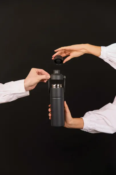  VINGA Baltimore trek RCS recycled SS bottle 600 ML - Vinga Black