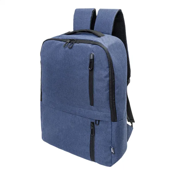 Lauder RPET ruksak, 15" Tamno plava