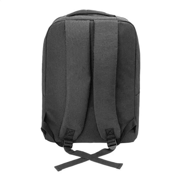 Lauder RPET ruksak, 15" Crna
