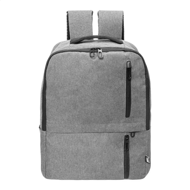 Lauder RPET ruksak, 15" Siva