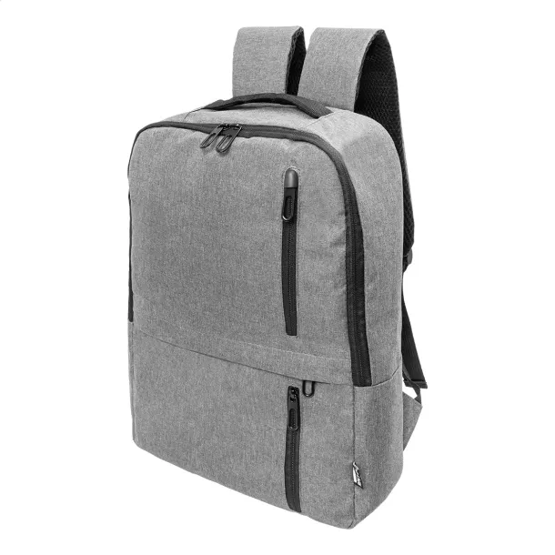 Lauder RPET ruksak, 15" Siva