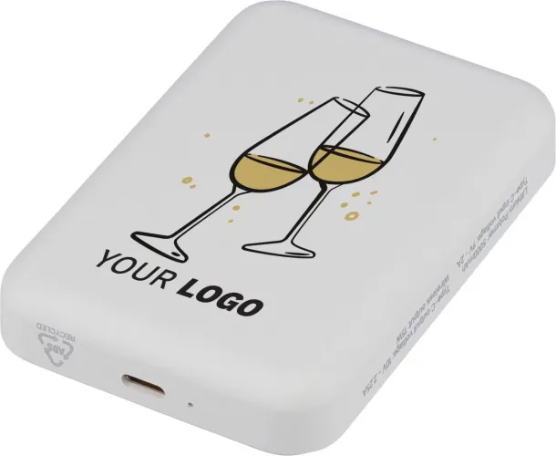  Recycled ABS wireless charger powerbank Miren