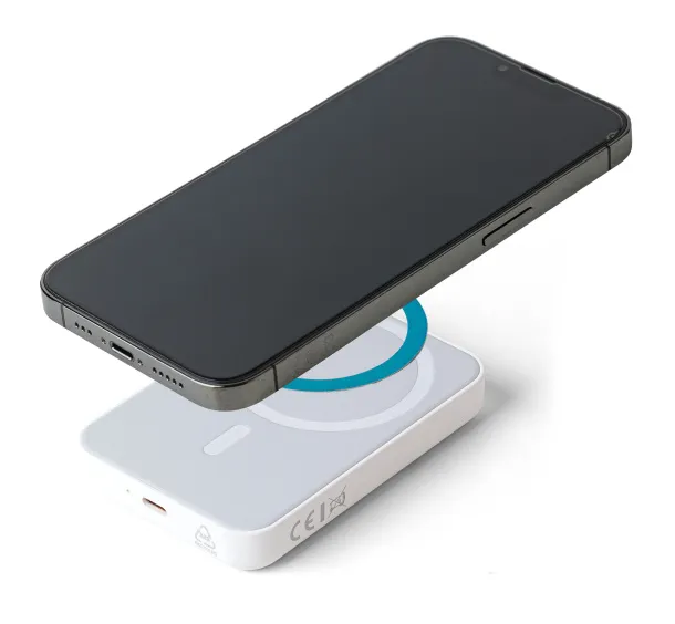  Recycled ABS wireless charger powerbank Miren