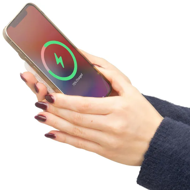  Miren bežični punjač od recikliranog ABS-a, 5 000 mAh