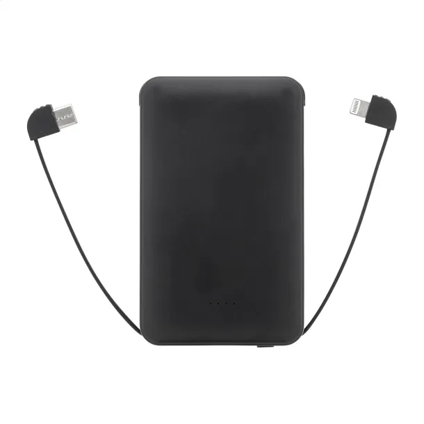 Slimbank rABS prijenosna baterija, 5 000 mAh Crna