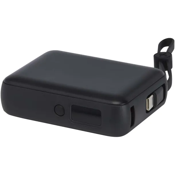 Acrux prijenosna baterija za tablet s ugrađenim USB-C kabelom - 35W, 10 000 mAh Crna