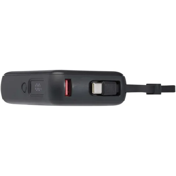 Acrux prijenosna baterija za tablet s ugrađenim USB-C kabelom - 35W, 10 000 mAh Crna