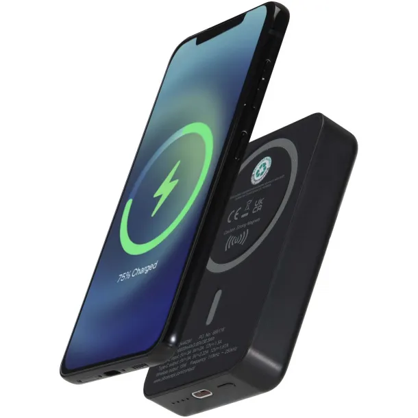 Acrab bežična magnetska prijenosna baterija - 15 W s 20 W PD-om, 10 000 mAh Crna