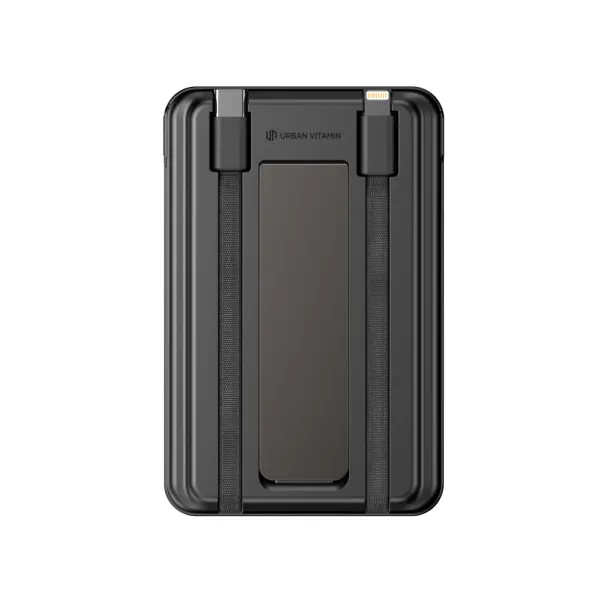  Urban Vitamin Redwood 5u1 magnetska prijenosna baterija - 20 W PD, 5 000 mAh - Urban Vitamin Crna