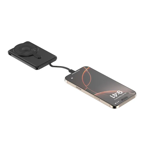  Urban Vitamin Redwood 5in1 5000mah 20W PD magnetic powerbank - Urban Vitamin Black