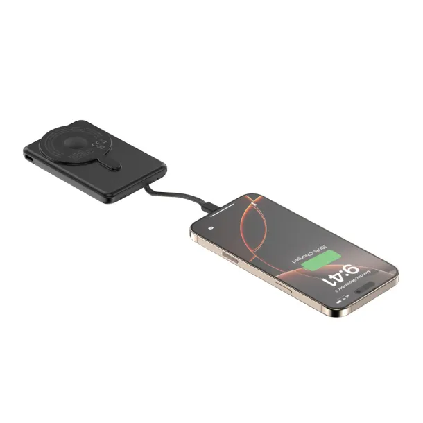  Urban Vitamin Redwood 5in1 5000mah 20W PD magnetic powerbank - Urban Vitamin Black