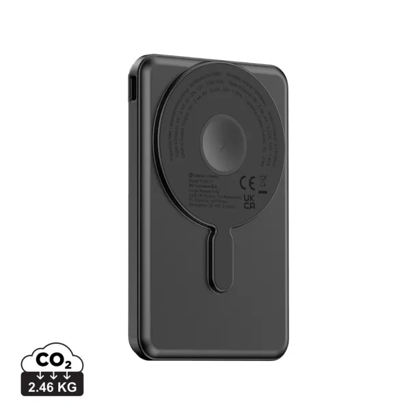  Urban Vitamin Redwood 5in1 5000mah 20W PD magnetic powerbank - Urban Vitamin Black