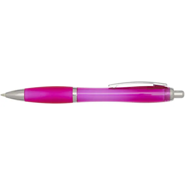 Nash RCS Kemijska olovka od reciklirane plastike s obojenim tijelom i hvatištem (crna tinta) Pink