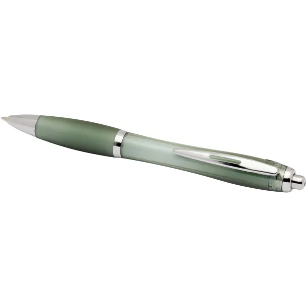 Nash RCS Kemijska olovka od reciklirane plastike s obojenim tijelom i hvatištem (crna tinta) Heather green