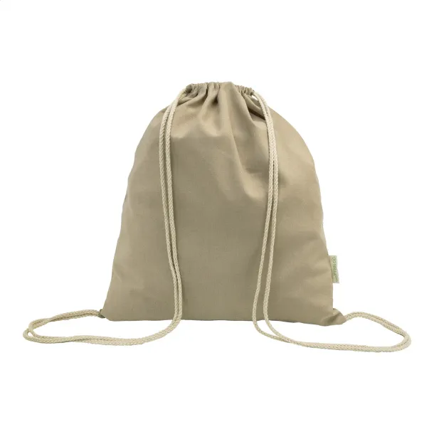 Dropex recycled cotton drawstring bag Natural