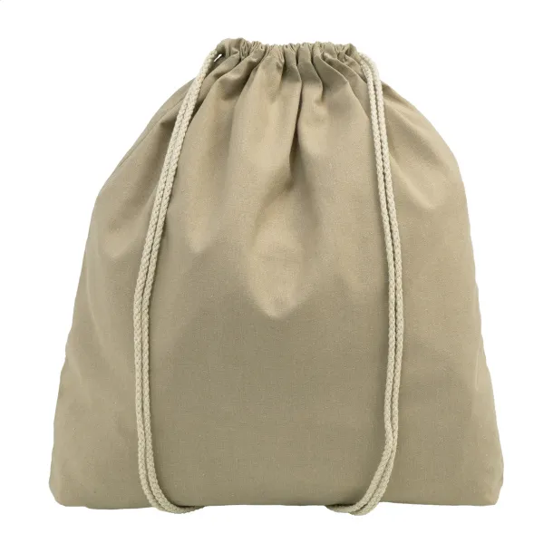 Dropex recycled cotton drawstring bag Natural
