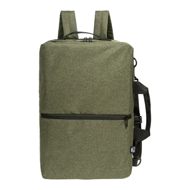 Walton RPET ruksak za dokumente, 15" Zelena