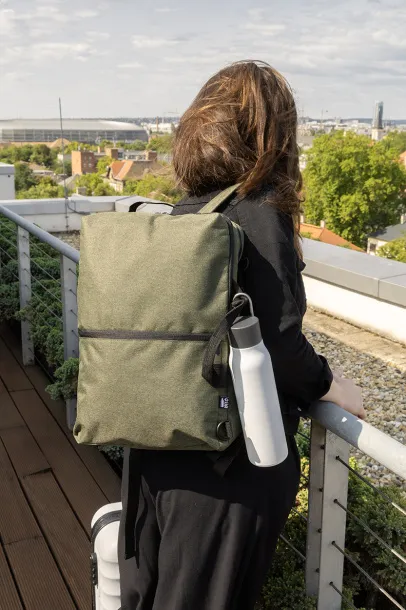 Walton RPET ruksak za dokumente, 15" Zelena