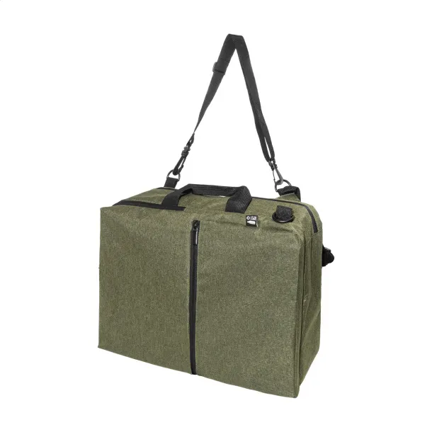 Walton RPET ruksak za dokumente, 15" Zelena