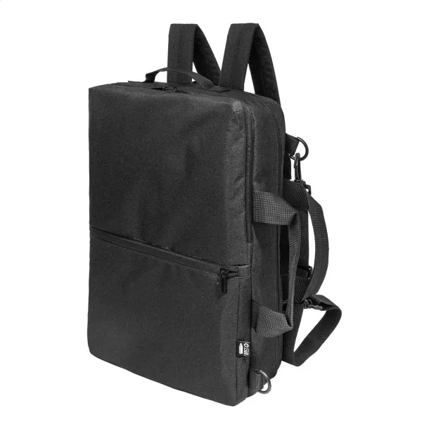 Walton RPET ruksak za dokumente, 15" Crna