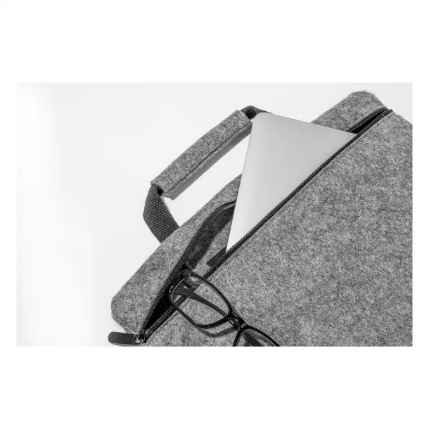 Refelt Laptop RPET torba za laptop i dokumente, 15" Siva