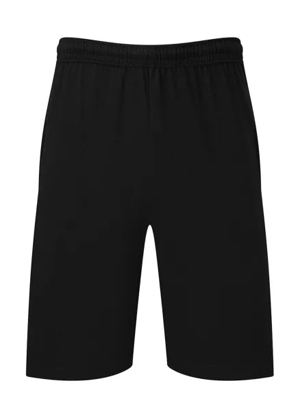 Iconic 195 kratke hlače od jerseya - Fruit of the Loom Crna
