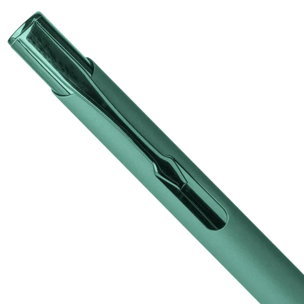  Anisa gumirana kemijska olovka od recikliranog aluminija Zelena