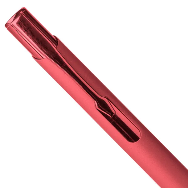  Anisa gumirana kemijska olovka od recikliranog aluminija Crvena