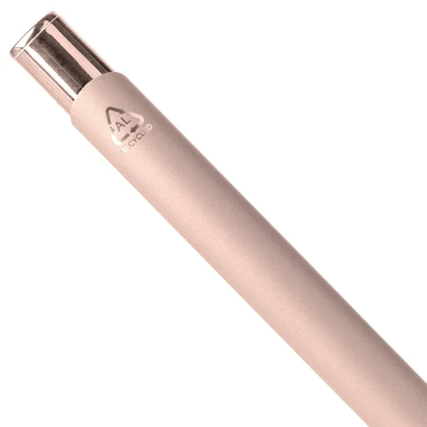  Anisa gumirana kemijska olovka od recikliranog aluminija rose gold