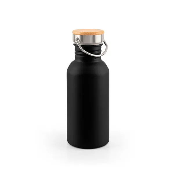 EWING Single-wall stainless steel bottle (90% recycled) Black