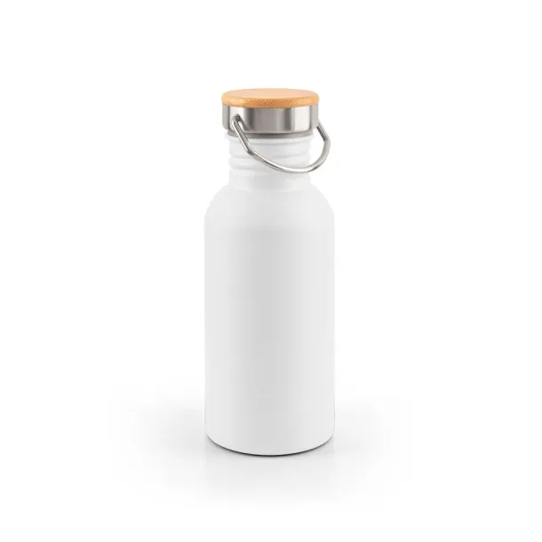 EWING Single-wall stainless steel bottle (90% recycled) White