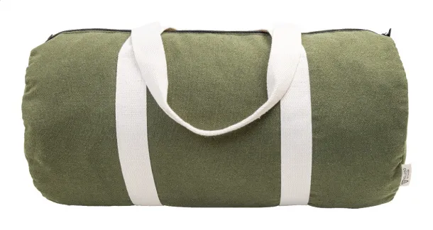Rekan Duff recycled canvas sports bag Green