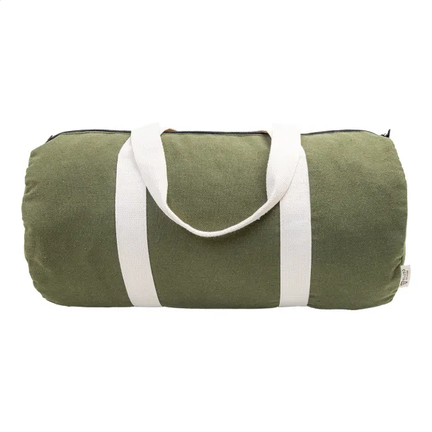Rekan Duff recycled canvas sports bag Green