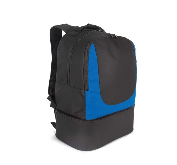  SPORTS BAG WITH SEMIRIGID BOTTOM Black Royal blue