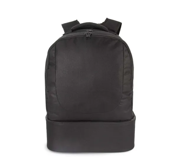  SPORTS BAG WITH SEMIRIGID BOTTOM Black Royal blue
