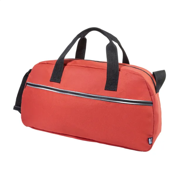 Draper RPET sportska torba Crvena