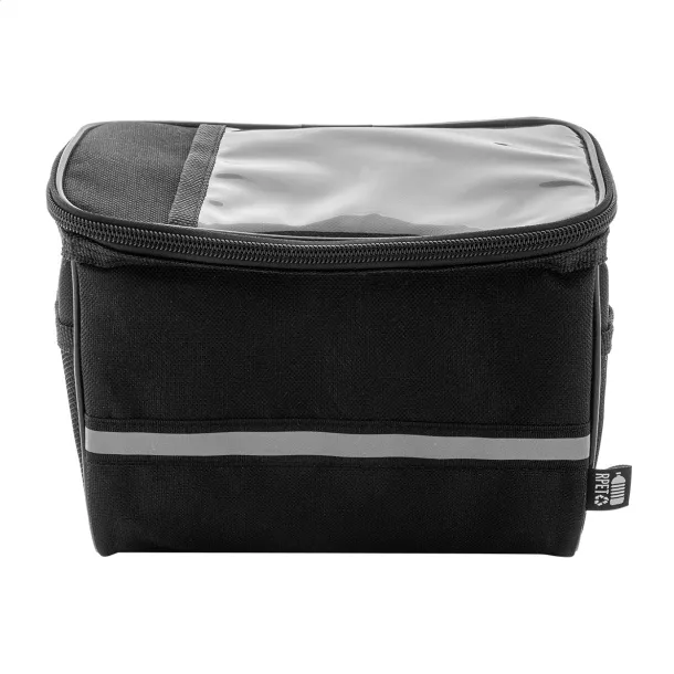 Velofon Plus RPET bicycle mobile holder bag Black