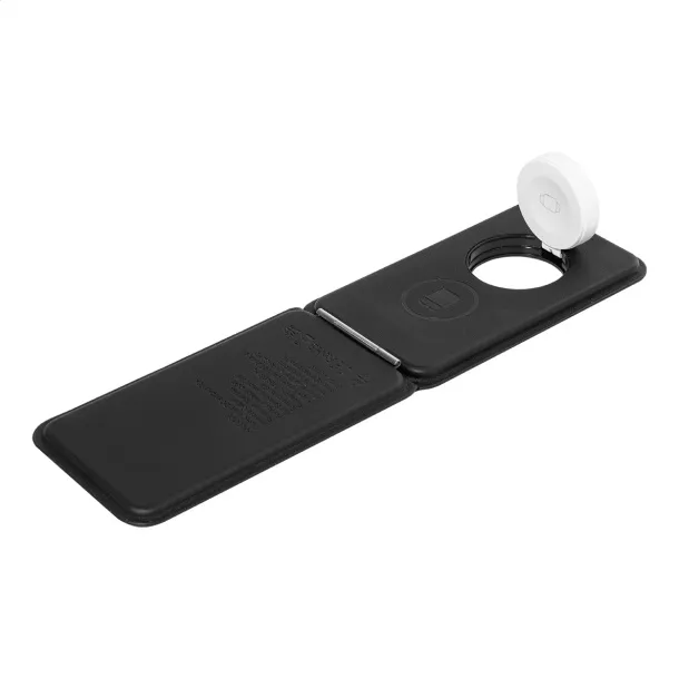 LuxCharge Stand RPU mobile holder wireless charger Black