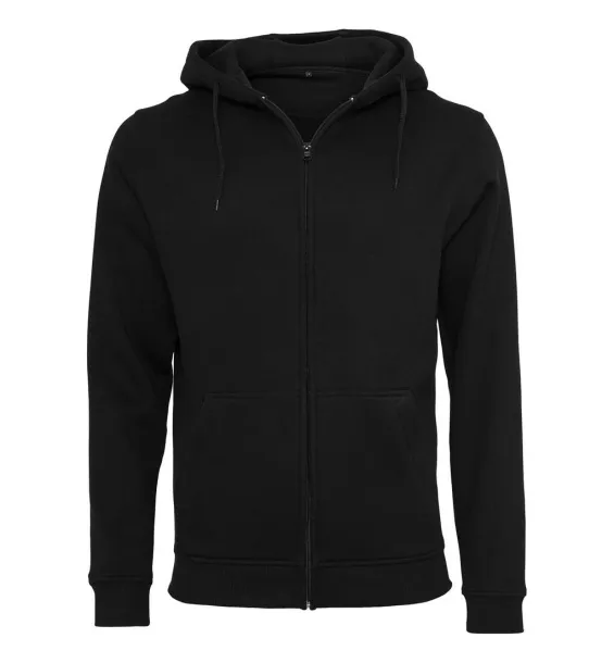  Heavy Zip Hoody - Build Your Brand Black