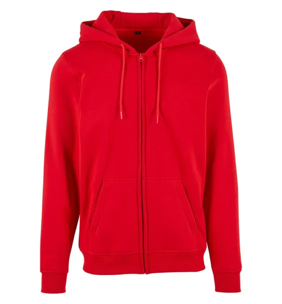  Heavy Zip Hoody - Build Your Brand City Red