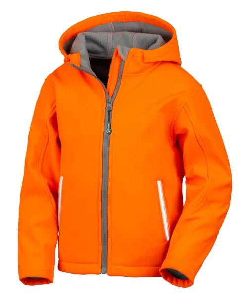  TX Performance dječja softshell jakna s kapuljačom - Result Core Neon Orange