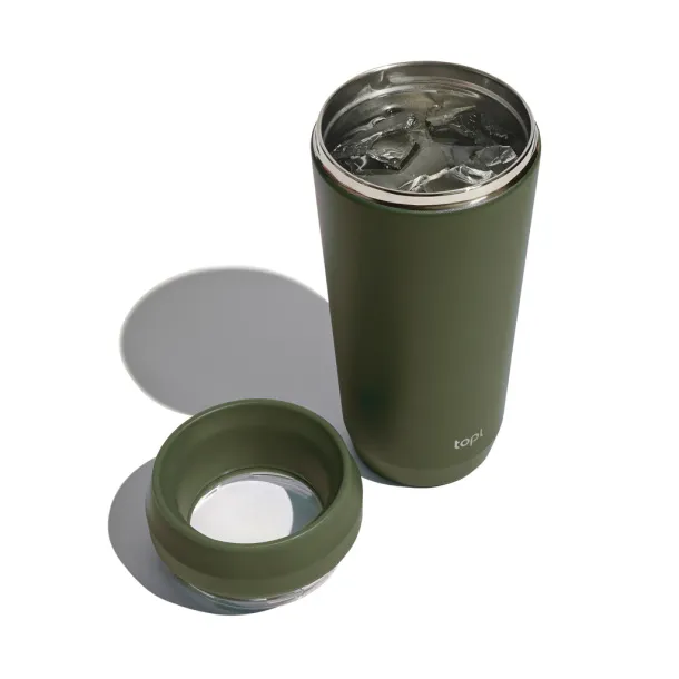  Topl Recycled Steel To Go Tumbler Patented 360 Lid 354ml - Topl 45533C