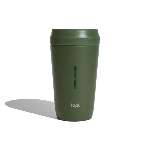  Topl Recycled Steel To Go Tumbler Patented 360 Lid 354ml - Topl 45533C
