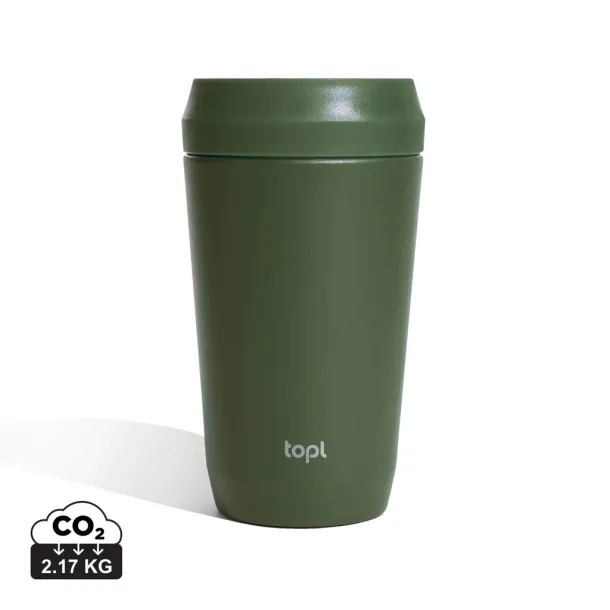  Topl Recycled Steel To Go Tumbler Patented 360 Lid 354ml - Topl 45533C