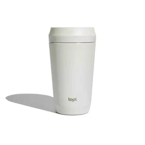  Topl Recycled Steel To Go Tumbler Patented 360 Lid 354ml - Topl Bijela
