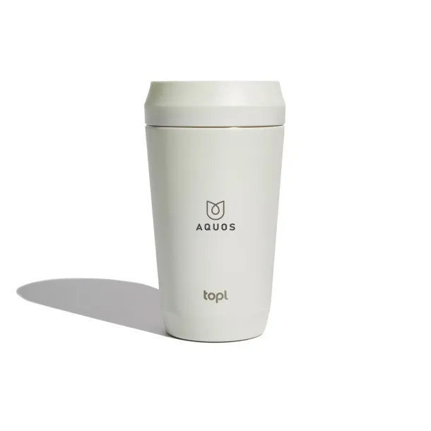  Topl termo šalica To Go s 360° poklopcem, 354 ml - Topl Bijela